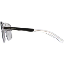 Dolce u0026 Gabbana Polarised|Aviator^Dolce & Gabbana Sunglasses DG4354 501/81 Top Black on Crystal Dark Gre