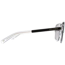 Dolce u0026 Gabbana Polarised|Aviator^Dolce & Gabbana Sunglasses DG4354 501/81 Top Black on Crystal Dark Gre