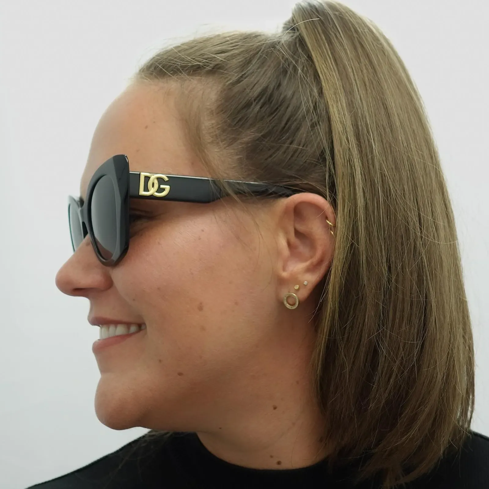 Dolce u0026 Gabbana Butterfly|D&G^Dolce & Gabbana Sunglasses DG4405 501/8G Black Grey Gradient