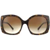 Dolce u0026 Gabbana Square|D&G^Dolce & Gabbana Sunglasses DG4385 502/13 Havana Brown Gradient Dark Br