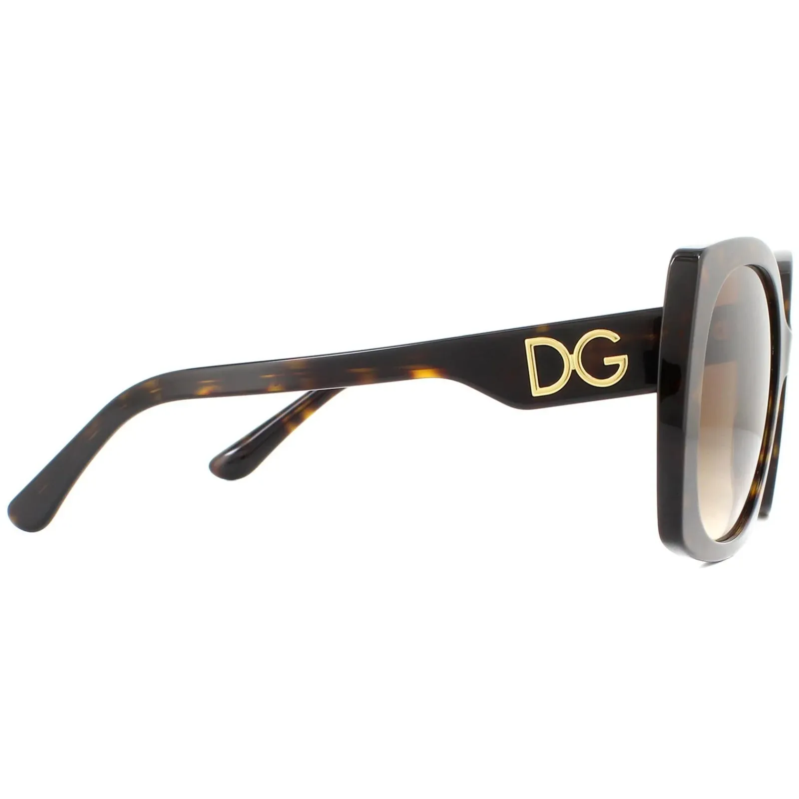 Dolce u0026 Gabbana Square|D&G^Dolce & Gabbana Sunglasses DG4385 502/13 Havana Brown Gradient Dark Br