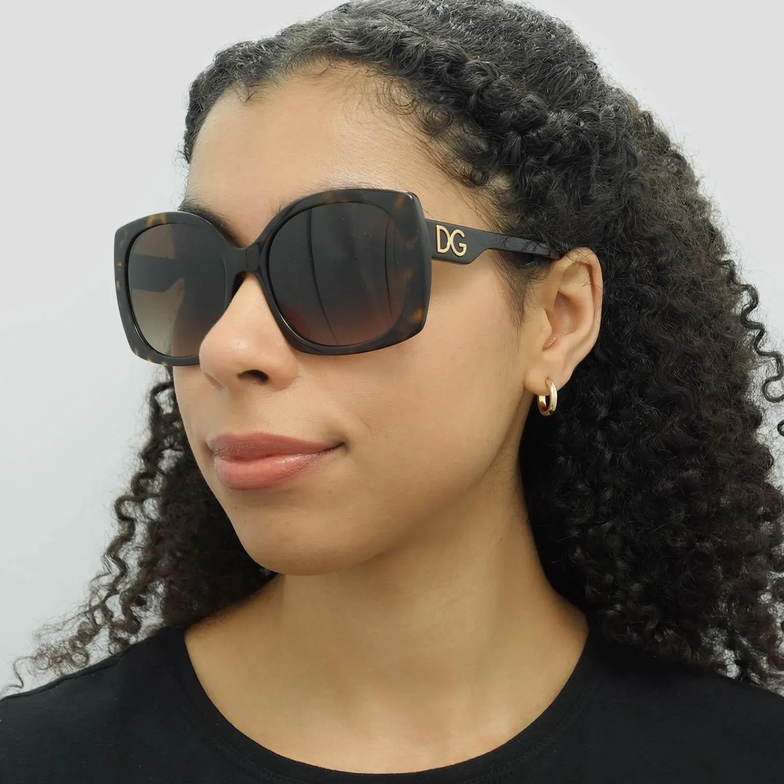 Dolce u0026 Gabbana Square|D&G^Dolce & Gabbana Sunglasses DG4385 502/13 Havana Brown Gradient Dark Br