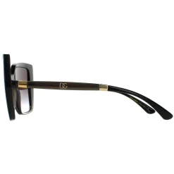 Dolce u0026 Gabbana Square|D&G^Dolce & Gabbana Sunglasses DG6138 32468G Black On Transparent Grey Dar
