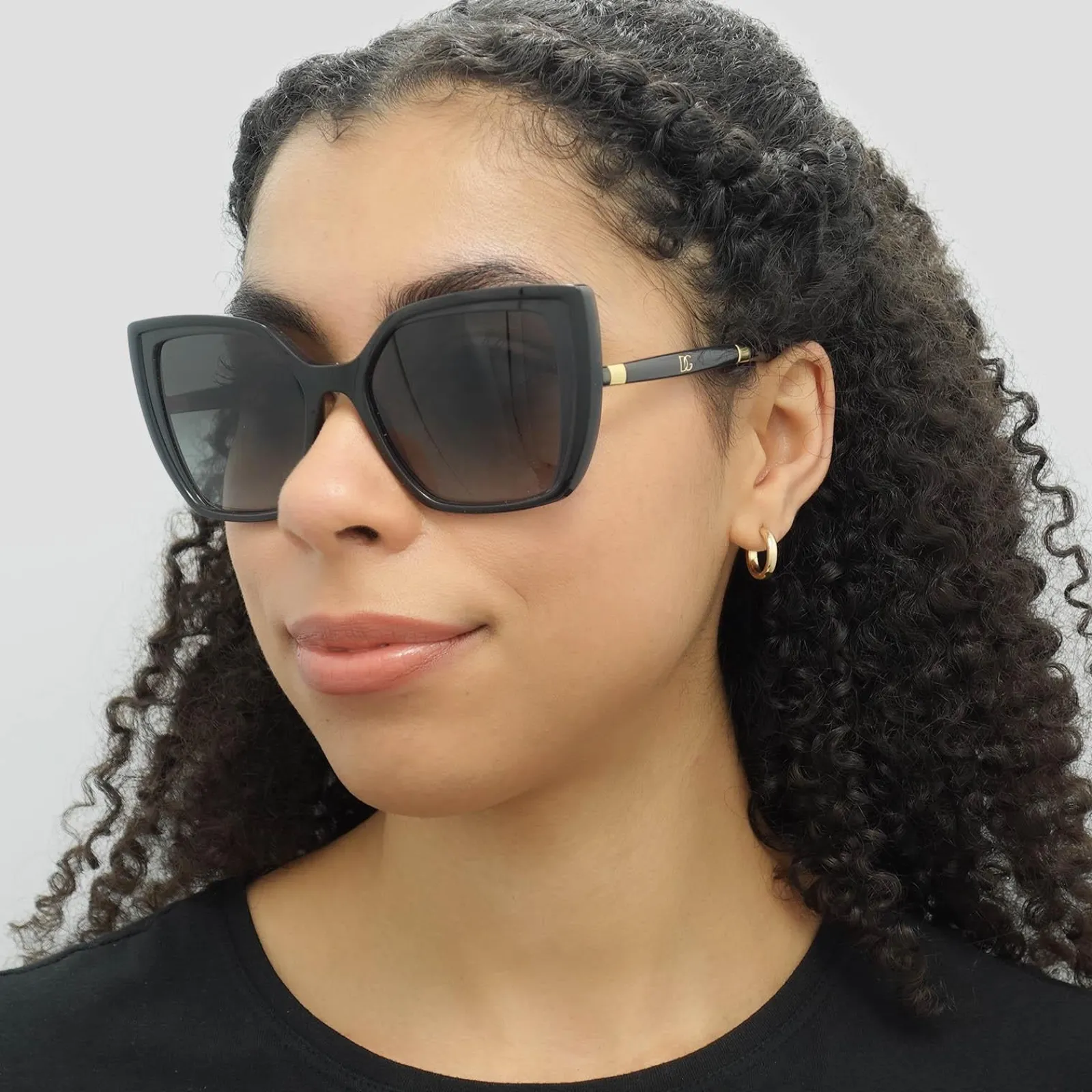 Dolce u0026 Gabbana Square|D&G^Dolce & Gabbana Sunglasses DG6138 32468G Black On Transparent Grey Dar