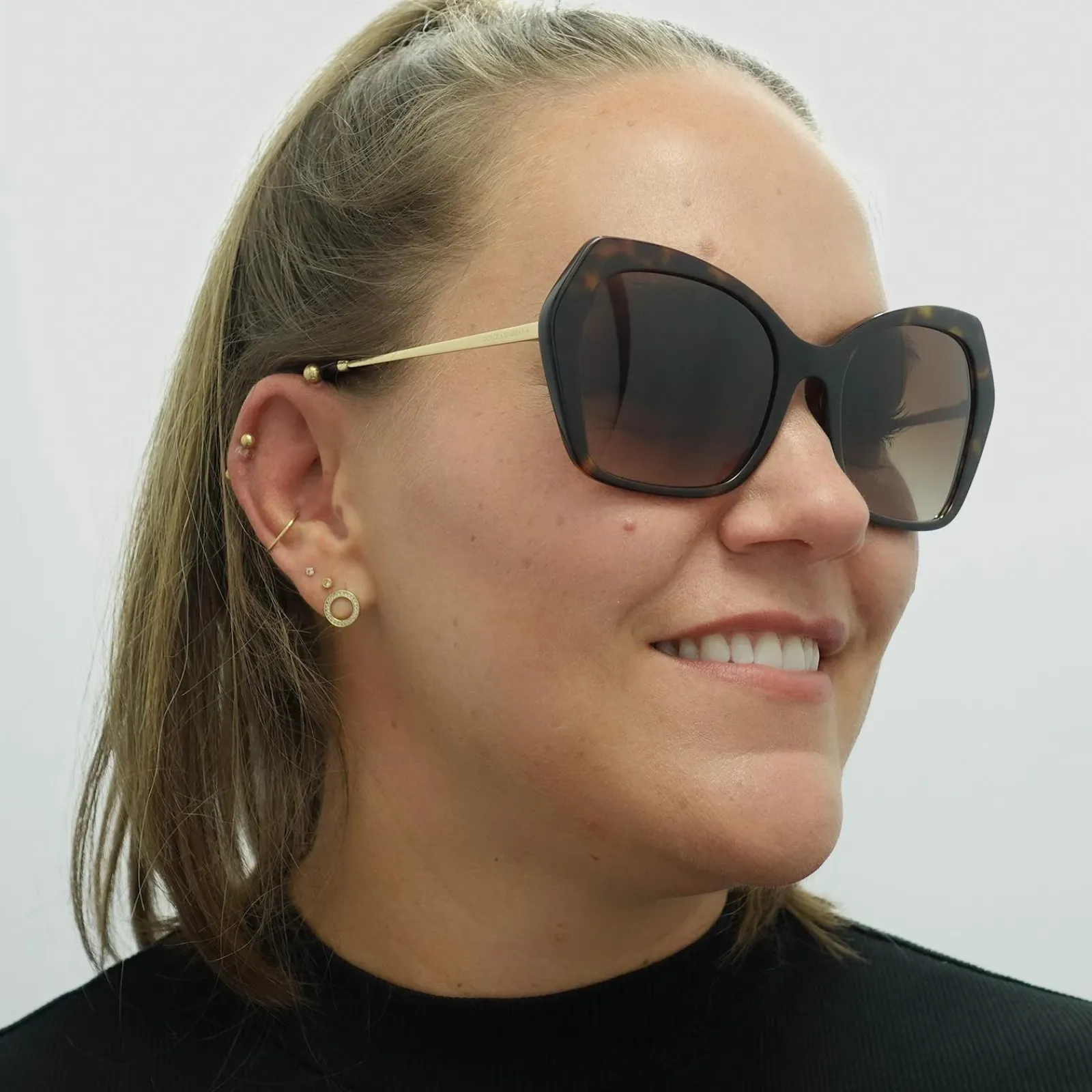 Dolce u0026 Gabbana Butterfly|D&G^Dolce & Gabbana Sunglasses DG4399 502/13 Havana Brown Gradient