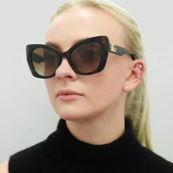 Dolce u0026 Gabbana Butterfly|D&G^Dolce & Gabbana Sunglasses DG4405F 502/13 Dark Havana Brown Gradient