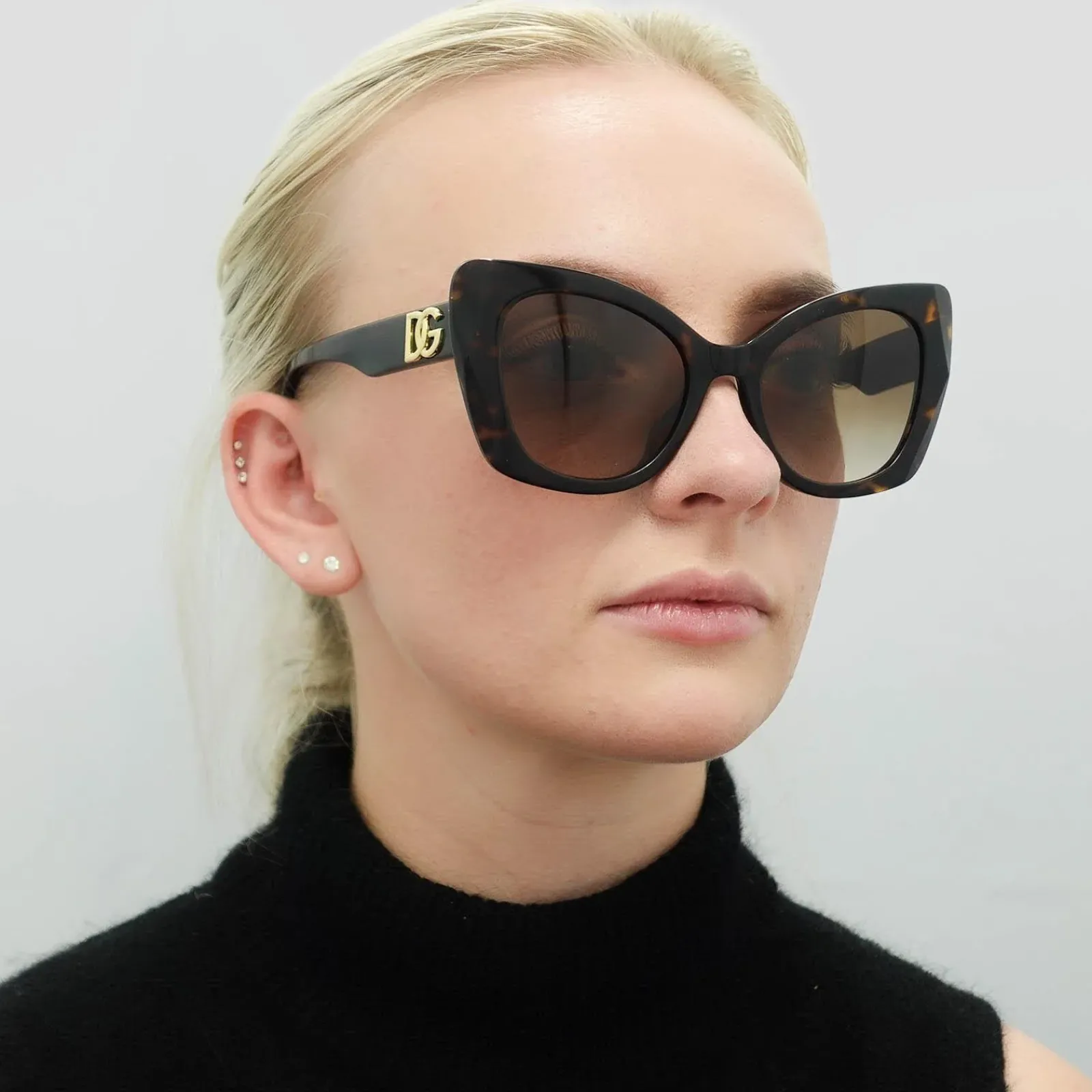 Dolce u0026 Gabbana Butterfly|D&G^Dolce & Gabbana Sunglasses DG4405F 502/13 Dark Havana Brown Gradient