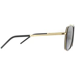 Dolce u0026 Gabbana Polarised|Square^Dolce & Gabbana Sunglasses DG2220 02/81 Gold and Black Brown Gradient