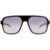 Dolce u0026 Gabbana Square^Dolce & Gabbana Sunglasses DG6134 675/79 Black Clear Gradient Blue