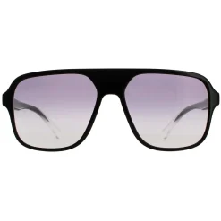 Dolce u0026 Gabbana Square^Dolce & Gabbana Sunglasses DG6134 675/79 Black Clear Gradient Blue