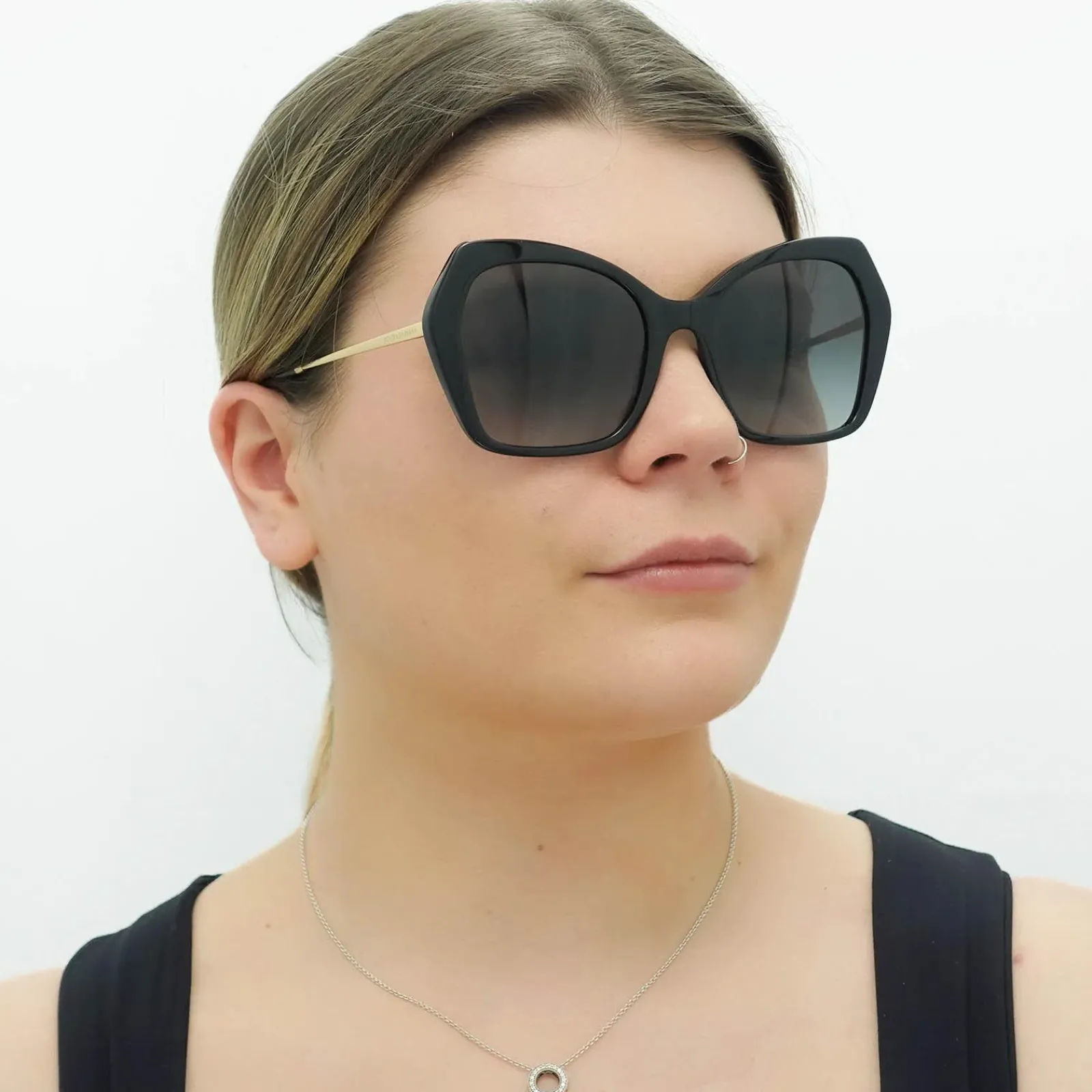 Dolce u0026 Gabbana Butterfly|D&G^Dolce & Gabbana Sunglasses DG4399 501/8G Black Grey Gradient
