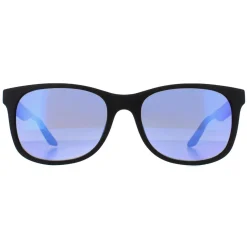 Dragon Rectangle^Sunglasses Eden 43718-003 Black Lumalens Blue Ionized