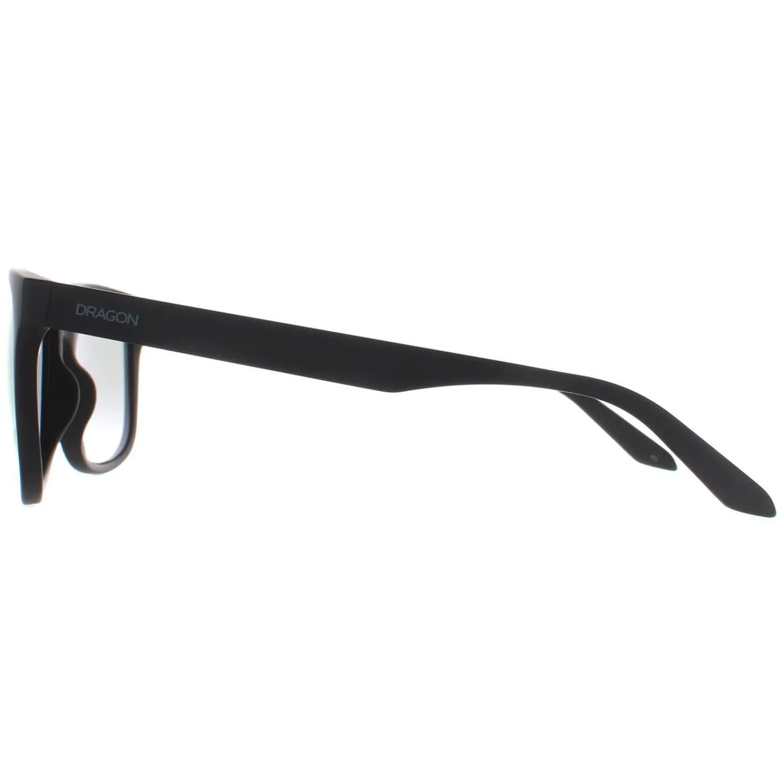 Dragon Rectangle^Sunglasses Eden 43718-003 Black Lumalens Blue Ionized