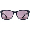 Dragon Rectangle^Sunglasses Eden 43717-410 Matte Navy Lumalens Smoke