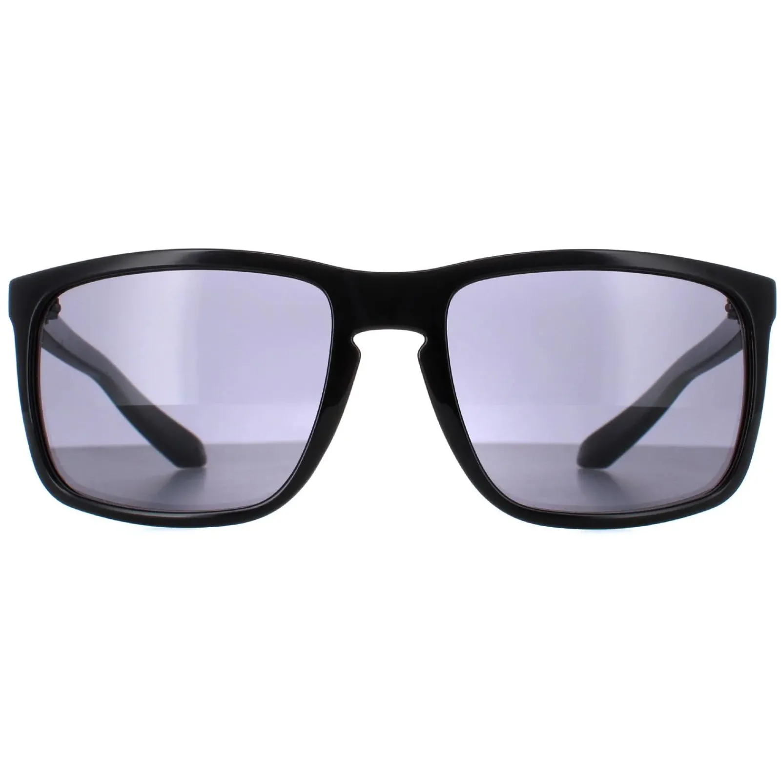 Dragon Square^Sunglasses Melee 40722-001 Shiny Black Smoke