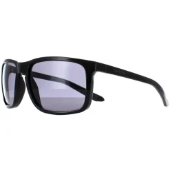 Dragon Square^Sunglasses Melee 40722-001 Shiny Black Smoke