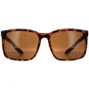 Dragon Square^Sunglasses Montage 40734-246 Matte Tortoise Bronze