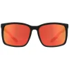 Dragon Square^Sunglasses Montage 40735-004 Matte Black Orange Ionized
