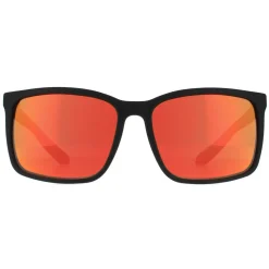 Dragon Square^Sunglasses Montage 40735-004 Matte Black Orange Ionized