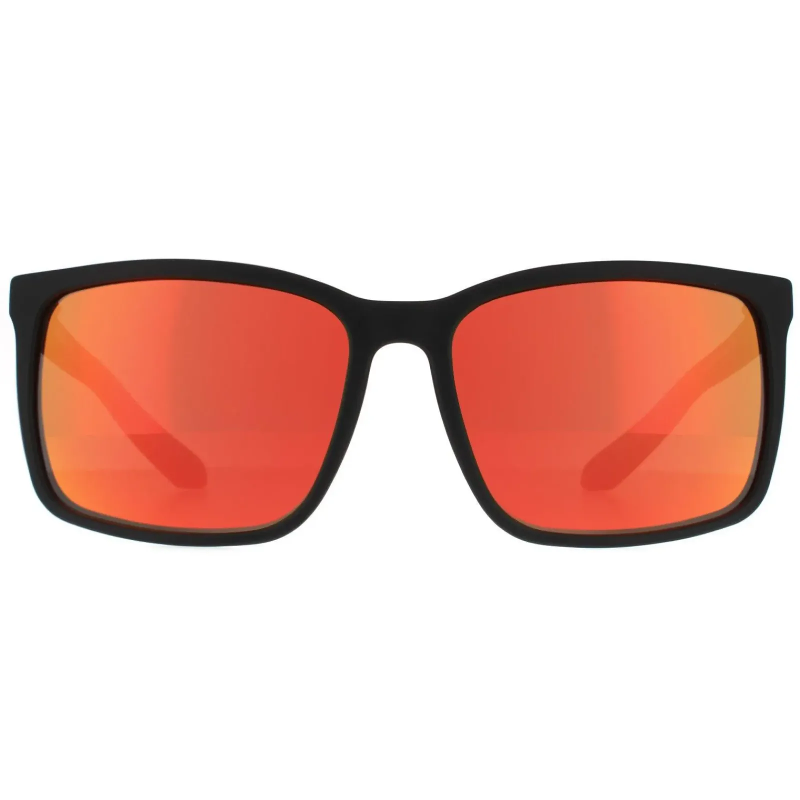 Dragon Square^Sunglasses Montage 40735-004 Matte Black Orange Ionized