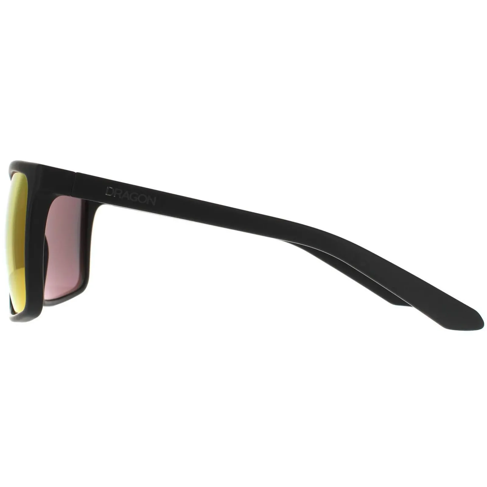 Dragon Square^Sunglasses Montage 40735-004 Matte Black Orange Ionized