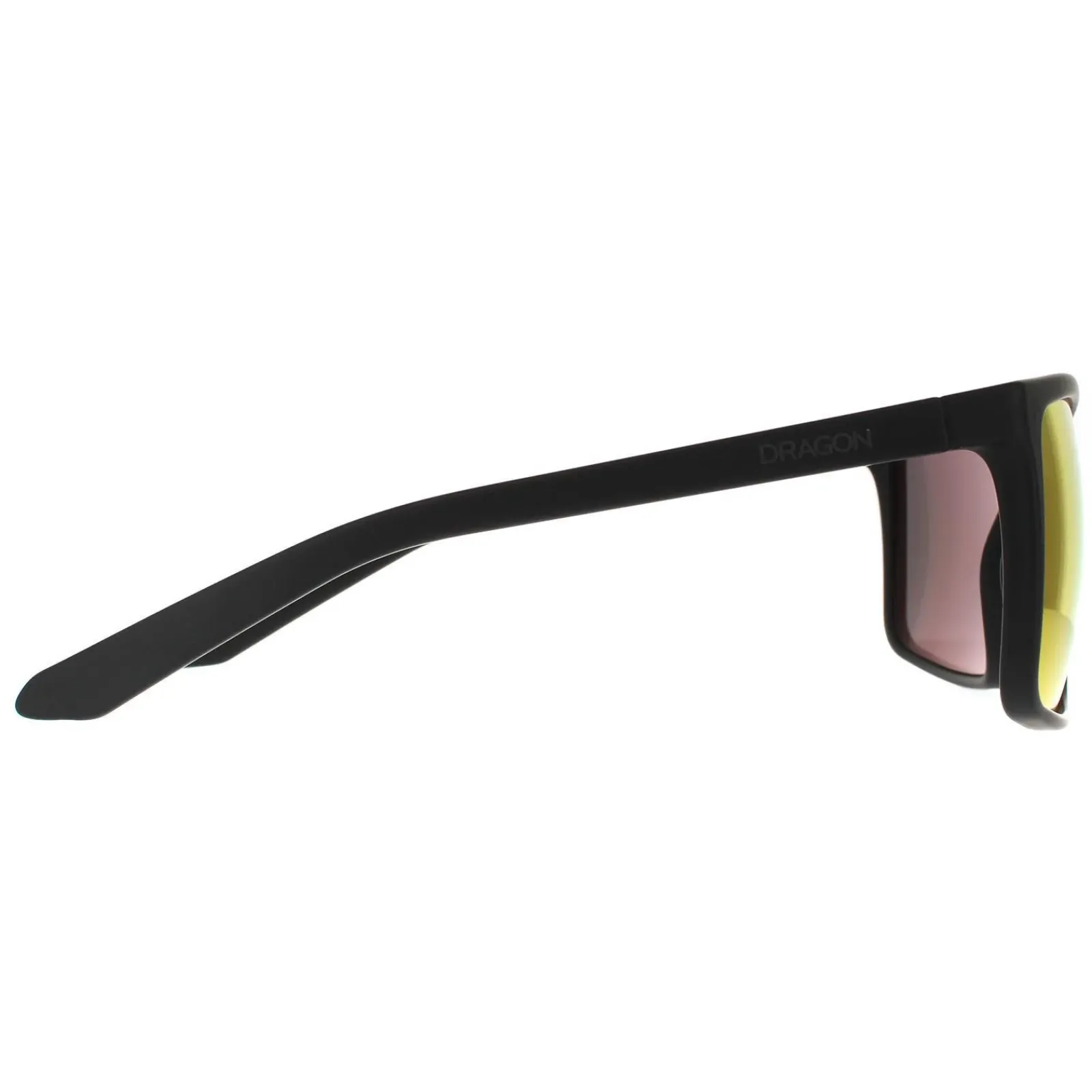 Dragon Square^Sunglasses Montage 40735-004 Matte Black Orange Ionized