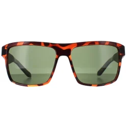 Dragon Square^Sunglasses Space 41053-246 Shiny Dark Tortoise G15 Green
