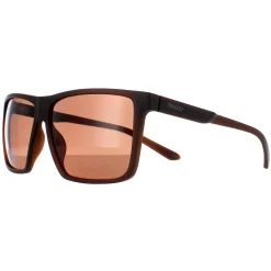 Dragon Rectangle^Sunglasses Sparrow 47613-208 Matte Brown Lumalens Brown