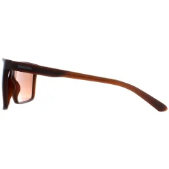 Dragon Rectangle^Sunglasses Sparrow 47613-208 Matte Brown Lumalens Brown