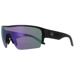 Dragon Semi Rimless^Sunglasses Tracer X 41091-017 Matte Black Lumalens Purple & Spa