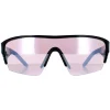 Dragon Semi Rimless^Sunglasses Tracer X 41091-001 Shiny Black Lumalens Silver Ioniz