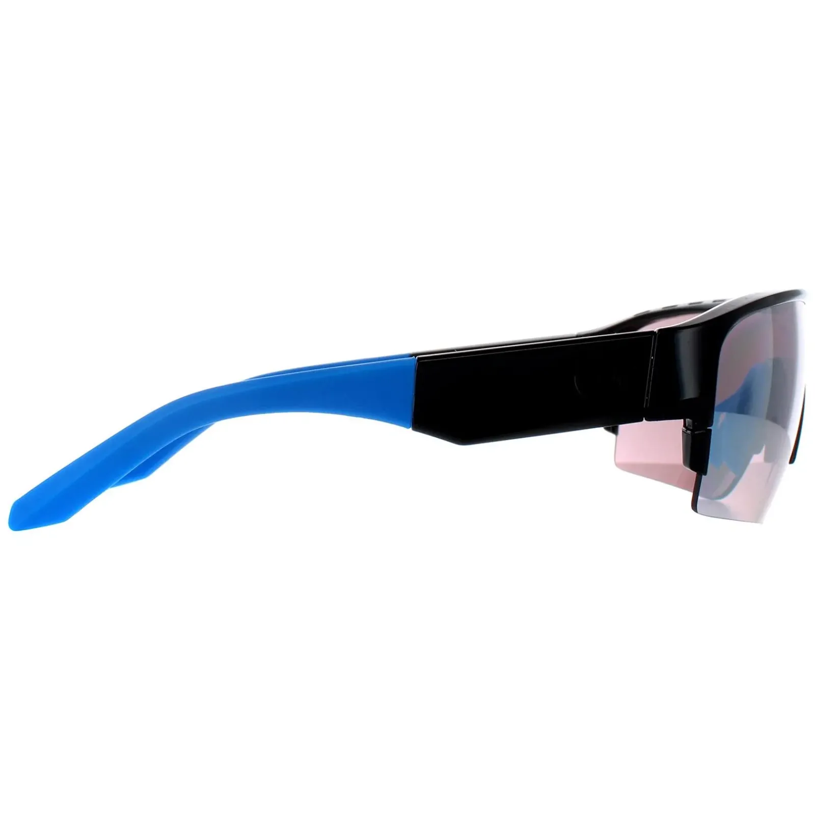 Dragon Semi Rimless^Sunglasses Tracer X 41091-001 Shiny Black Lumalens Silver Ioniz