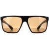 Dragon Rectangle|Rectangle^Sunglasses Vinyl 45004-234 Teak Wood Lumalens Brown