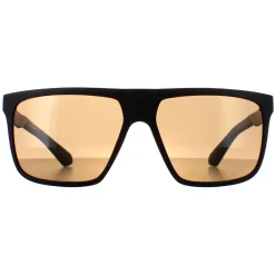 Dragon Rectangle|Rectangle^Sunglasses Vinyl 45004-234 Teak Wood Lumalens Brown