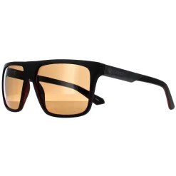 Dragon Rectangle|Rectangle^Sunglasses Vinyl 45004-234 Teak Wood Lumalens Brown