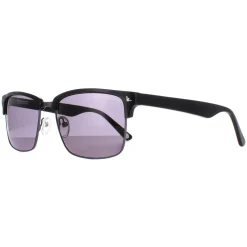 Duck and Cover Semi Rimless^Sunglasses DCS019 C1 Black Grey
