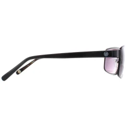 Duck and Cover Rectangle^Sunglasses DCS022 C1 Black Grey