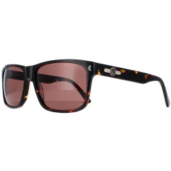 Duck and Cover Rectangle^Sunglasses DCS026 C2 Havana Brown