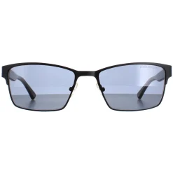 Duck and Cover Rectangle^Sunglasses DCS030 C1 Black Grey