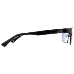 Duck and Cover Rectangle^Sunglasses DCS030 C1 Black Grey