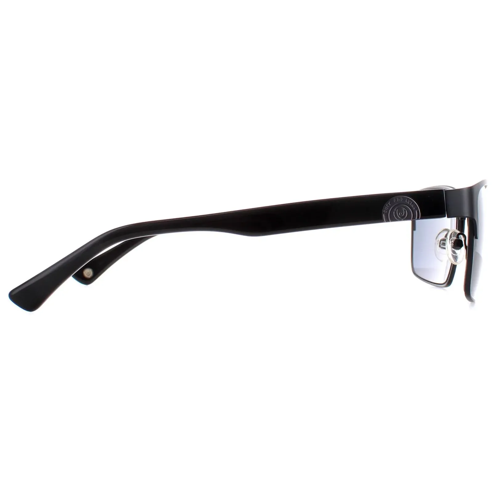 Duck and Cover Rectangle^Sunglasses DCS030 C1 Black Grey