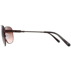 Duck and Cover Aviator^Sunglasses DCS017 C1 Black Brown Gradient