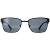 Duck and Cover Square^Sunglasses DCS031 C1 Black Green