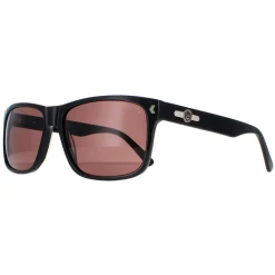 Duck and Cover Rectangle^Sunglasses DCS026 C1 Black Brown
