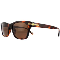 Dunhill Polarised^Sunglasses SDH014 748P Matt Dark Havana Brown Polarized