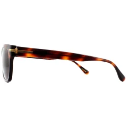 Dunhill Polarised^Sunglasses SDH014 748P Matt Dark Havana Brown Polarized