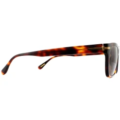 Dunhill Polarised^Sunglasses SDH014 748P Matt Dark Havana Brown Polarized