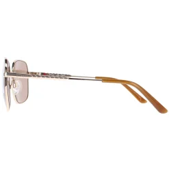 Elle Square^Sunglasses 14911 BE Beige Brown