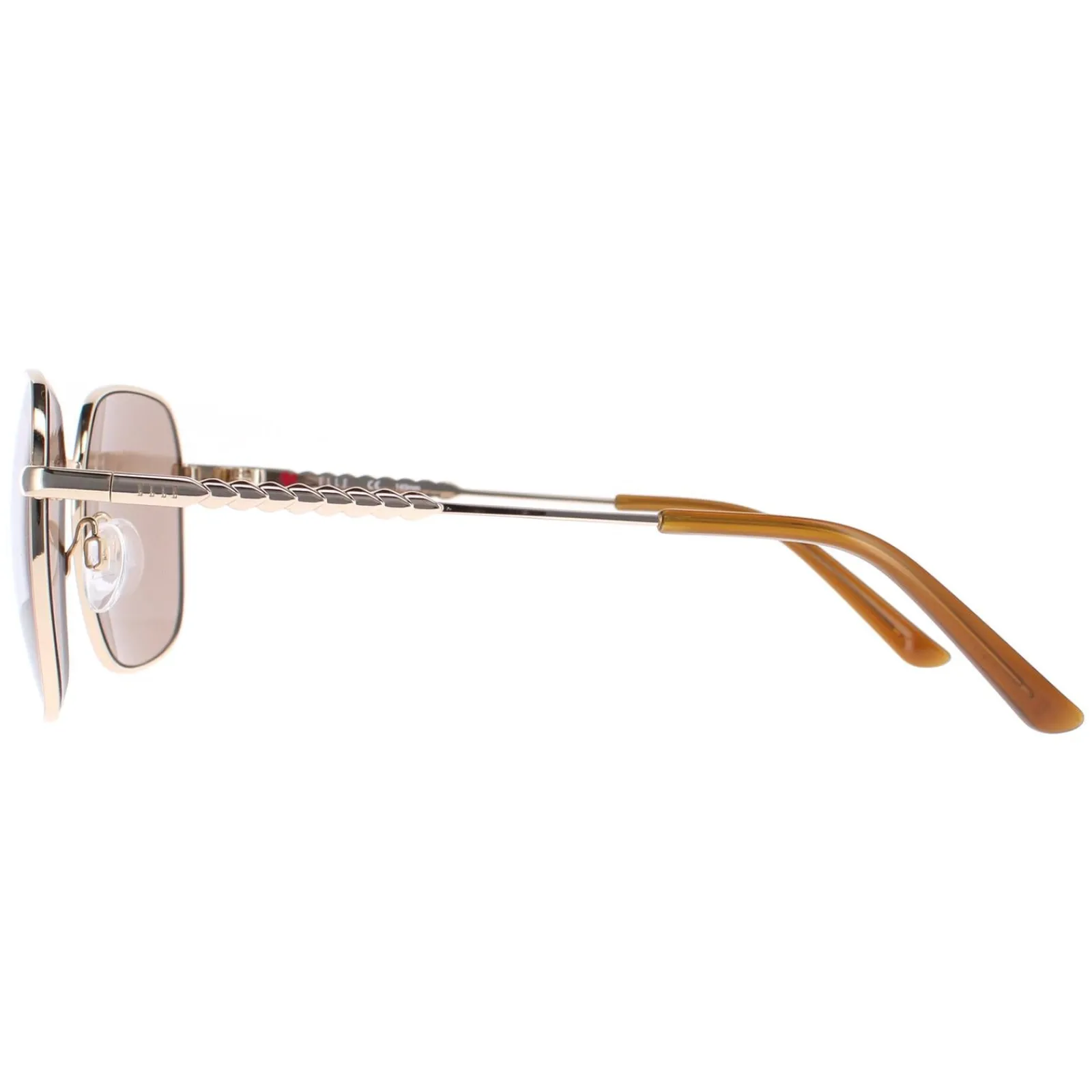 Elle Square^Sunglasses 14911 BE Beige Brown
