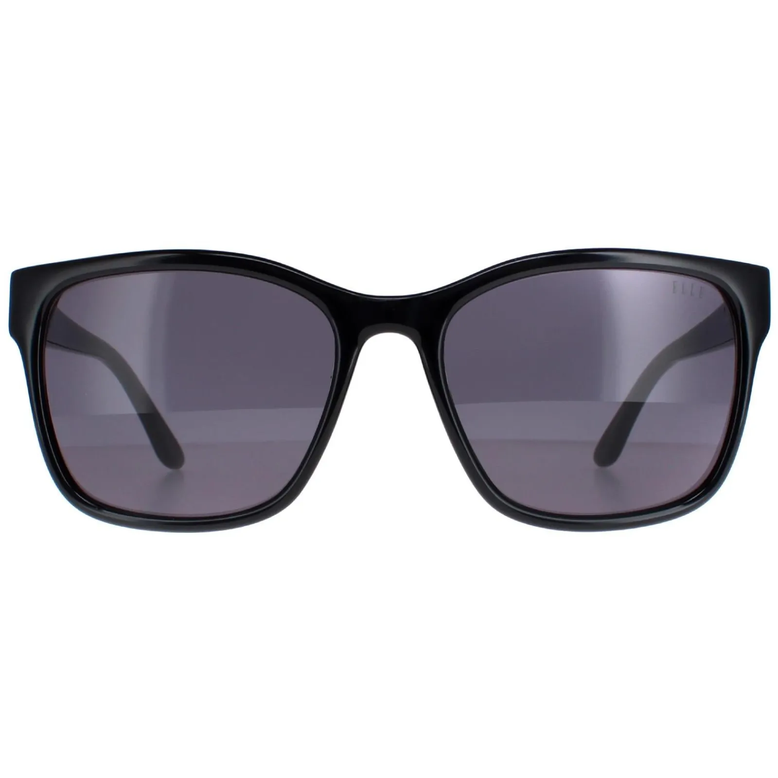 Elle Square^Sunglasses 14875 BK Black Grey